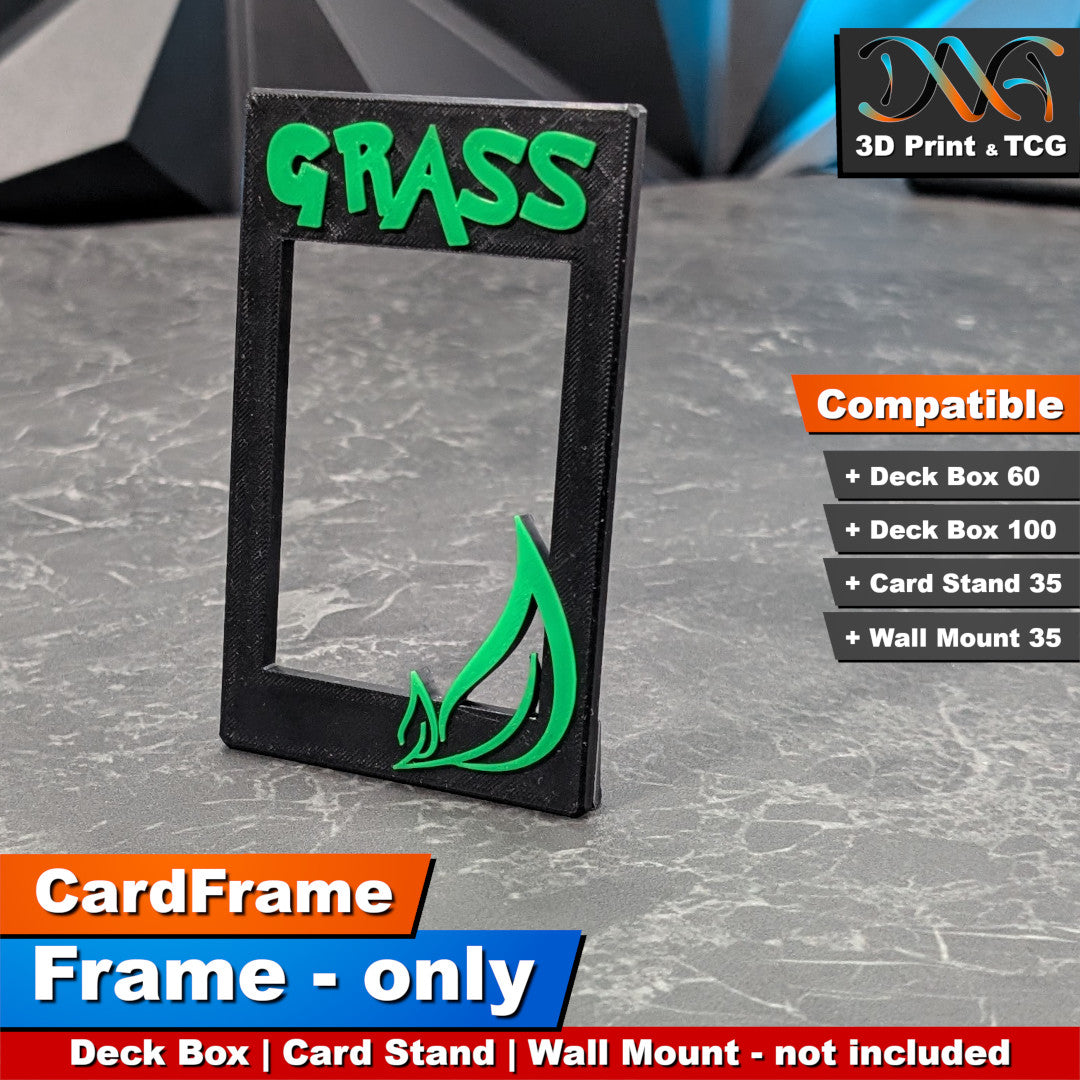 Grass Frame – CardFrame Series – [wihtout Deck Box, Card Stand, Wall Mount
