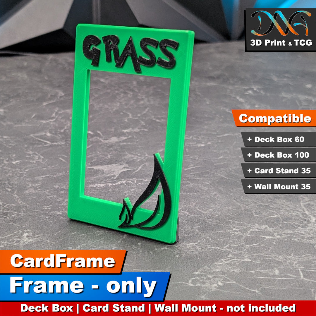 Grass Frame – CardFrame Series – [wihtout Deck Box, Card Stand, Wall Mount