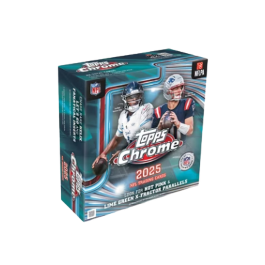 2025 Topps Chrome Football Mega Box