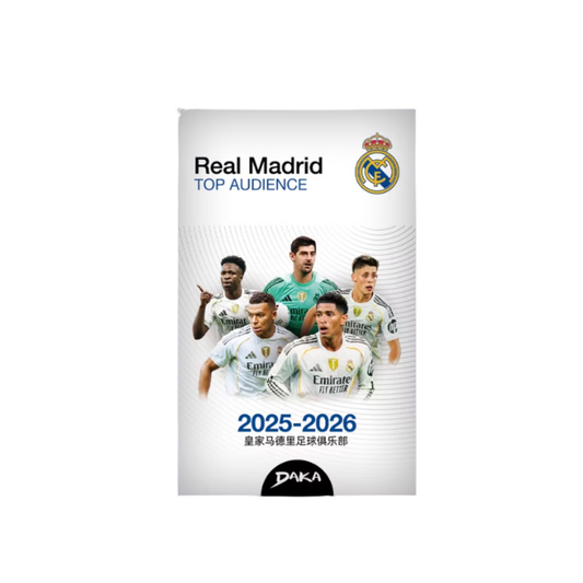 2025-26 Daka Top Audience Real Madrid Hobby Box