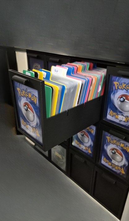 3D gedruckte Sammelkartenaufbewahrung - Kallax Regal