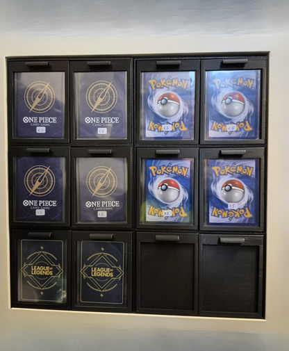 3D gedruckte Sammelkartenaufbewahrung - Kallax Regal