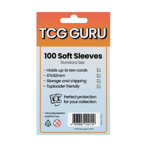 TCG Guru Soft Sleeves - Standart Size (100ct.)