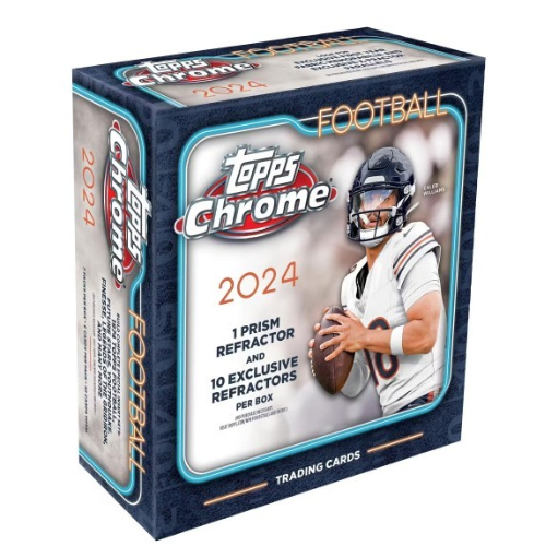 Topps 2024 Chrome Football - NFL Mega Box