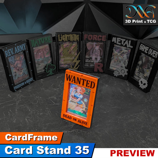 Card Stand 35 – CardFrame Series – [wihtout Frame Design]