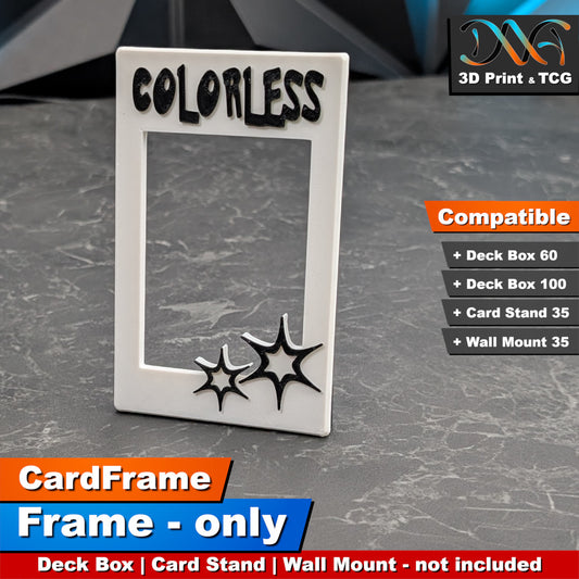 Colorless Frame – CardFrame Series – [wihtout Deck Box, Card Stand, Wall Mount]