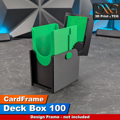 Deck Box 100 – CardFrame Series – [wihtout Front Panel Design]