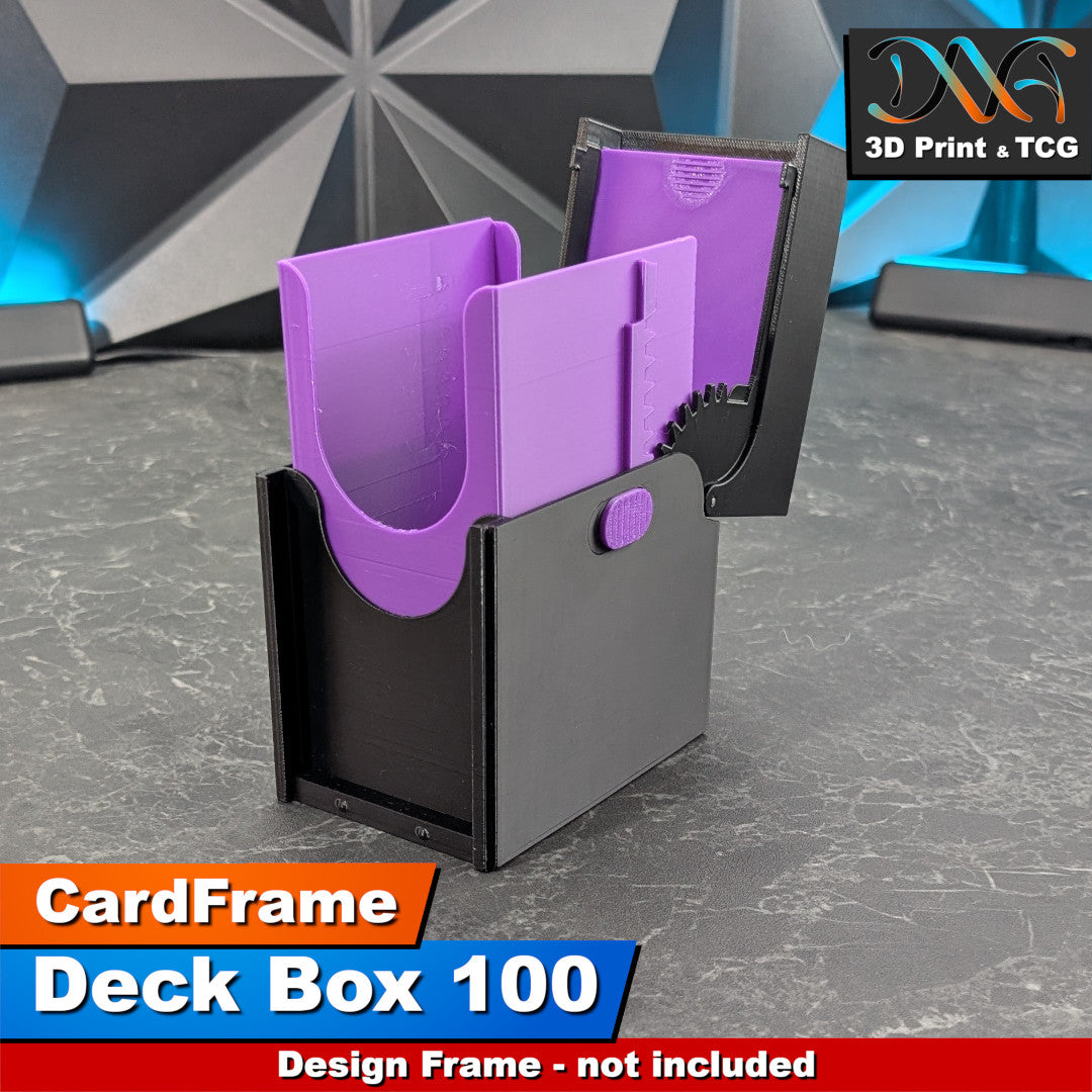 Deck Box 100 – CardFrame Series – [wihtout Front Panel Design]