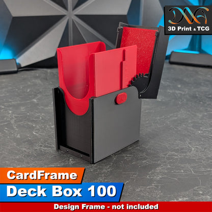 Deck Box 100 – CardFrame Series – [wihtout Front Panel Design]