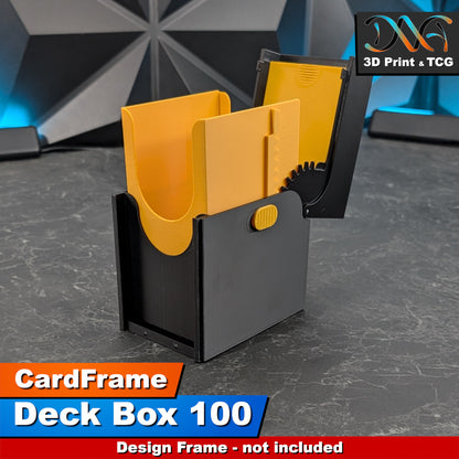 Deck Box 100 – CardFrame Series – [wihtout Front Panel Design]
