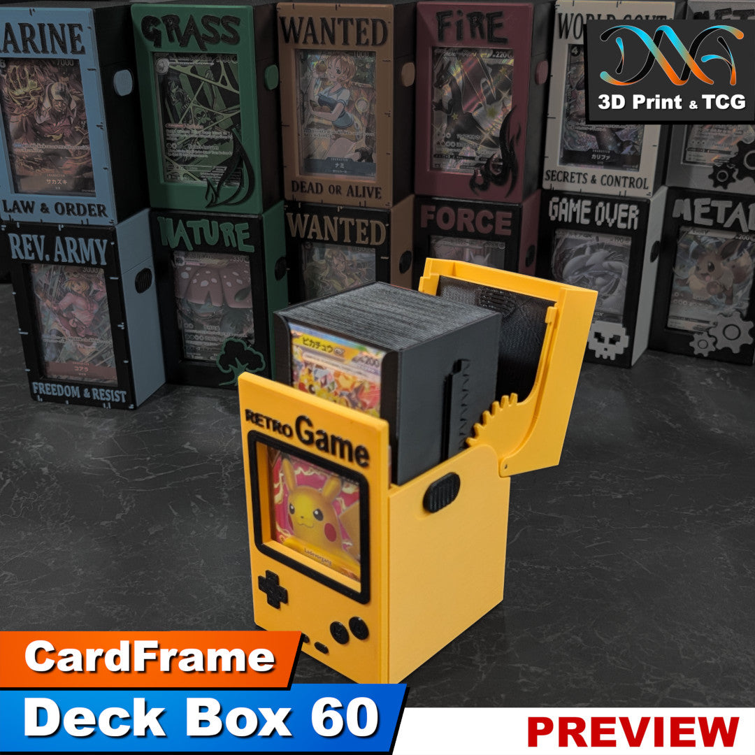 Deck Box 60 – CardFrame Series – [wihtout Frame Design]