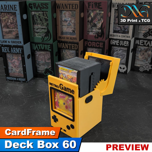 Deck Box 60 – CardFrame Series – [wihtout Frame Design]