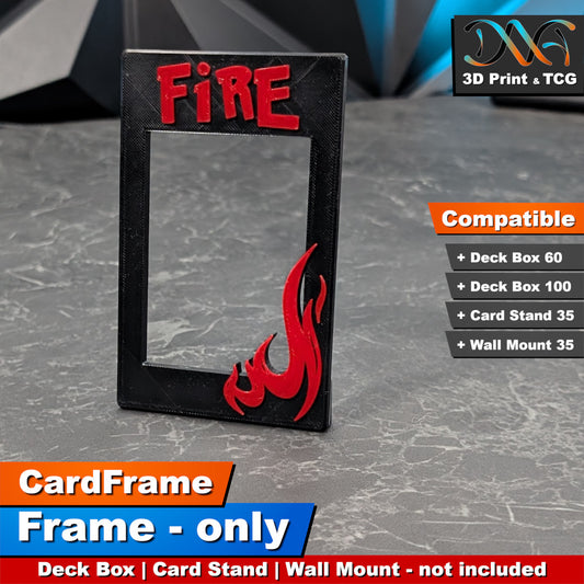 Fire Frame – CardFrame Series – [wihtout Deck Box, Card Stand, Wall Mount]