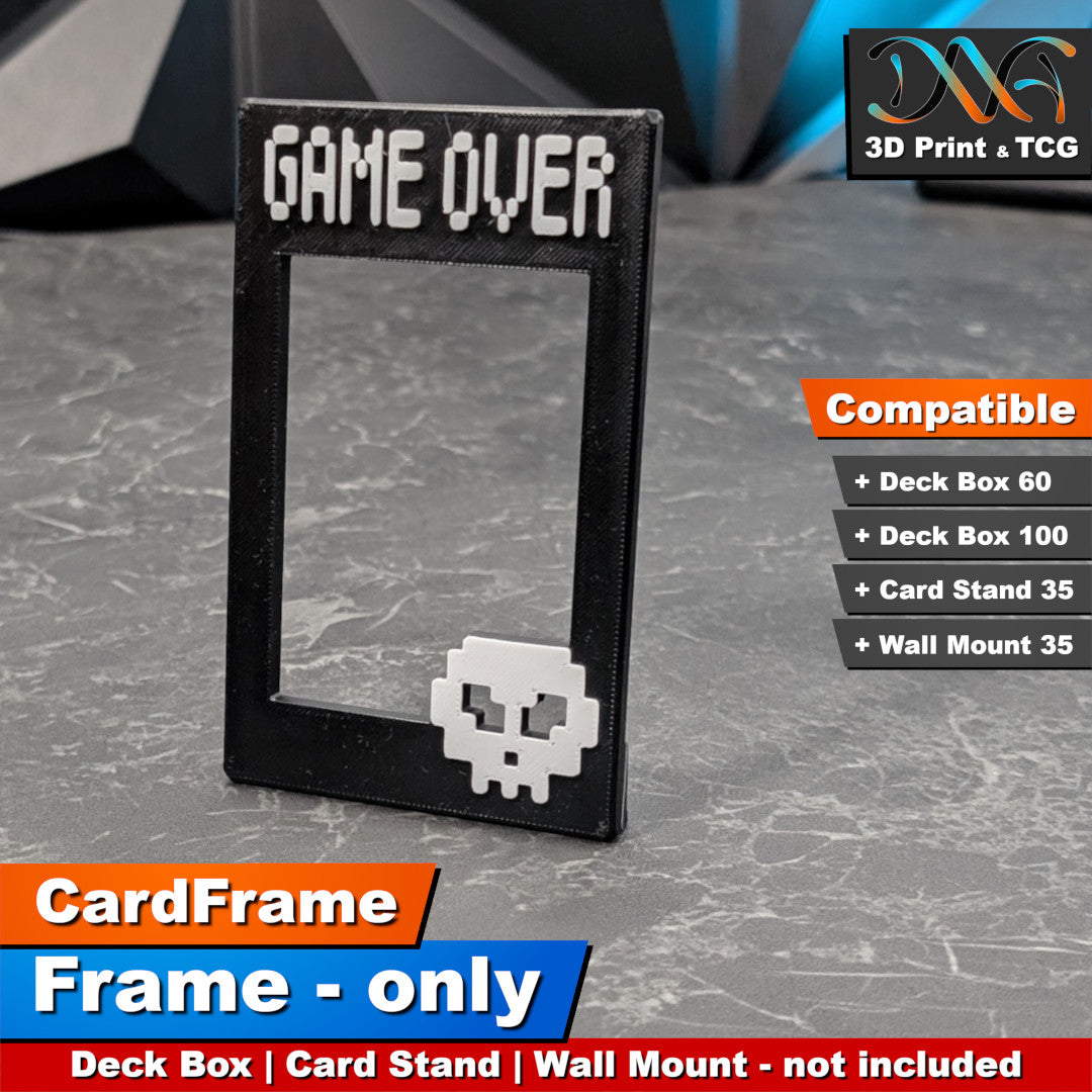 Game Over Frame – CardFrame Series – [wihtout Deck Box, Card Stand, Wall Mount]