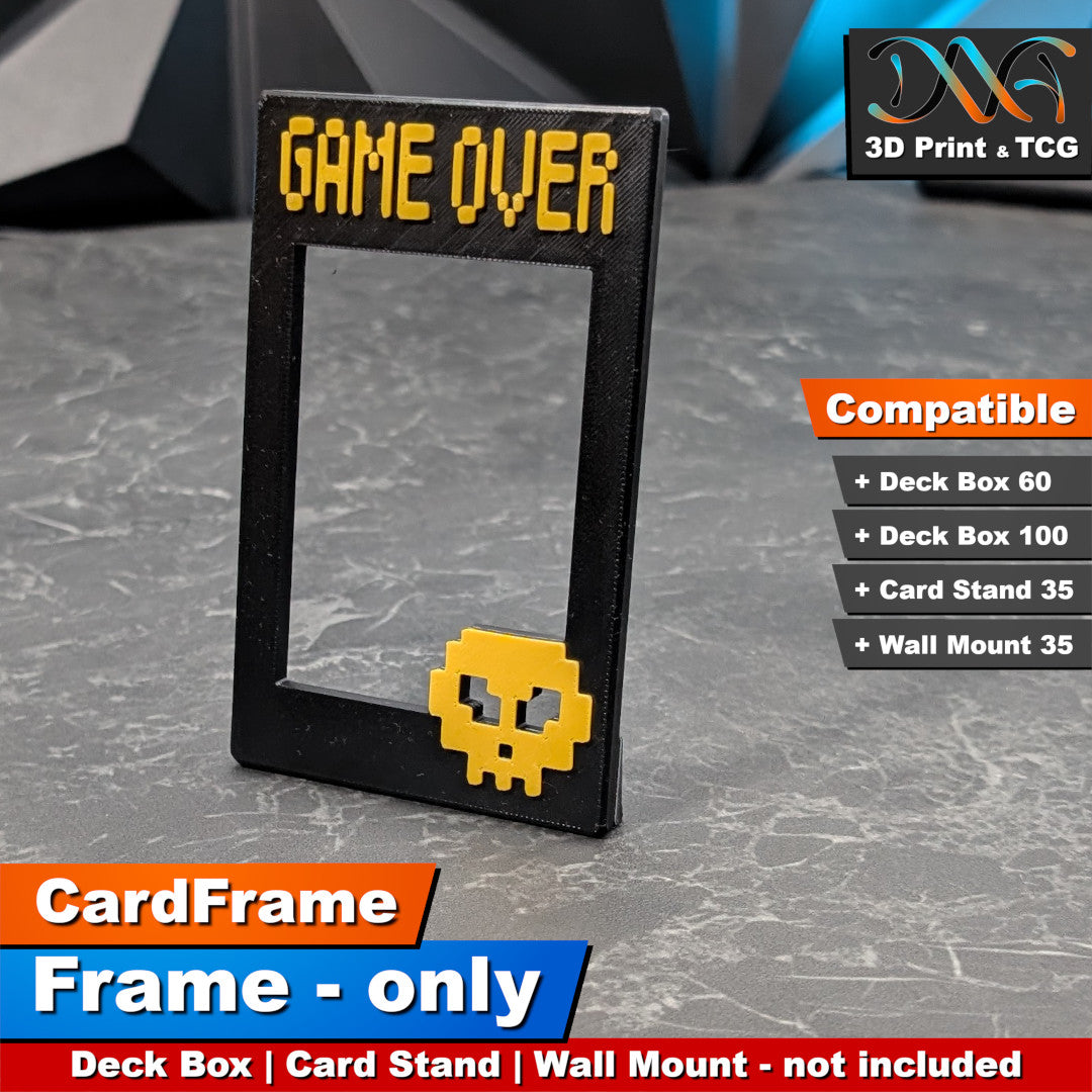 Game Over Frame – CardFrame Series – [wihtout Deck Box, Card Stand, Wall Mount]