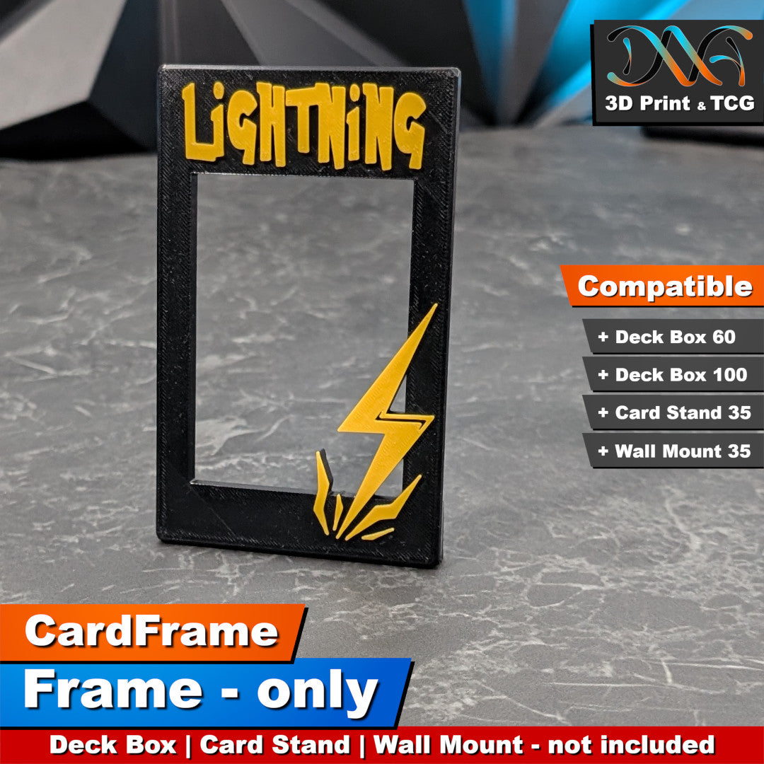 Lightning Frame – CardFrame Series – [wihtout Deck Box, Card Stand, Wall Mount]