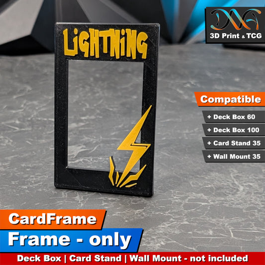 Lightning Frame – CardFrame Series – [wihtout Deck Box, Card Stand, Wall Mount]