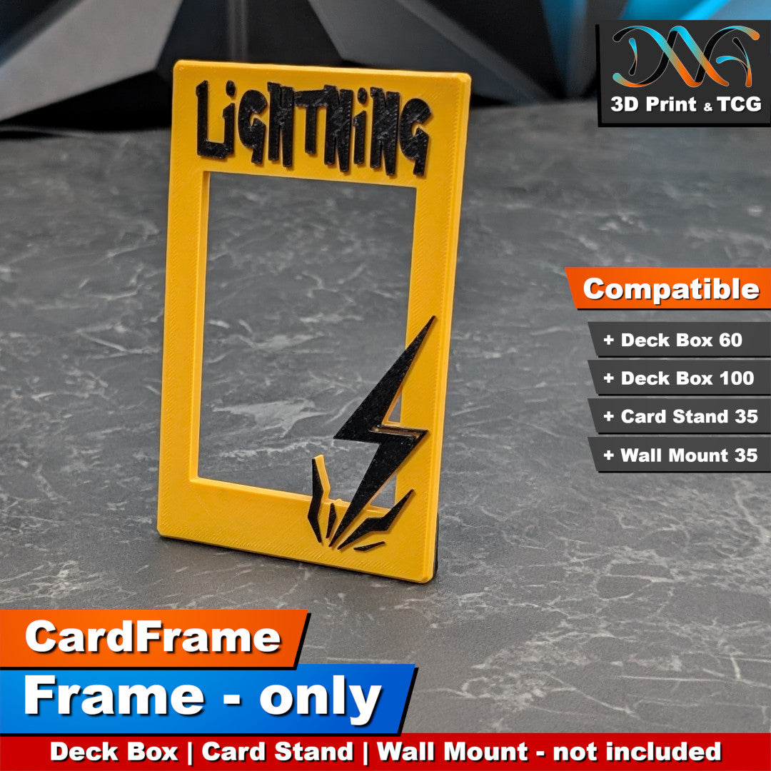 Lightning Frame – CardFrame Series – [wihtout Deck Box, Card Stand, Wall Mount]