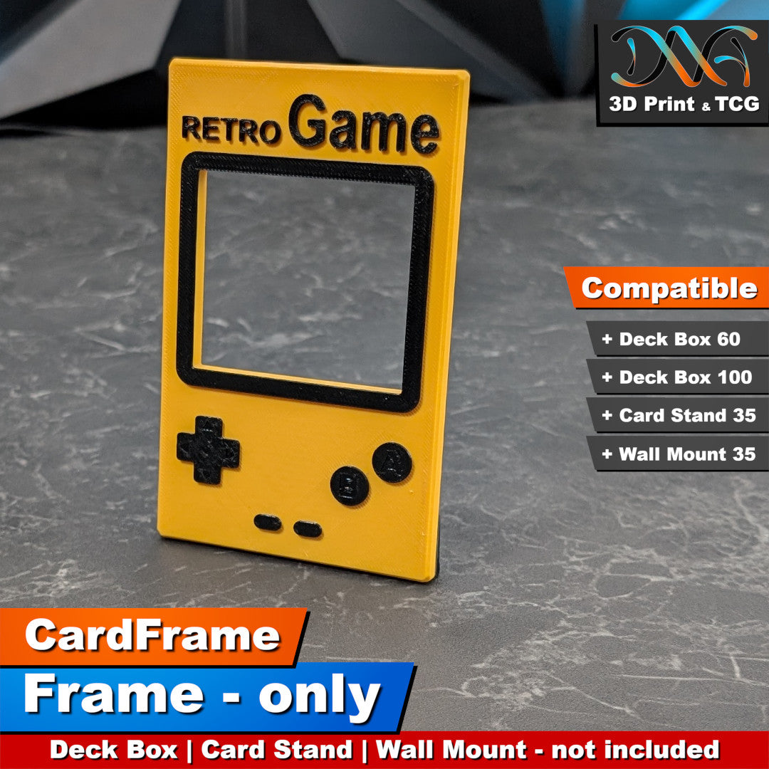 Retro Game Frame – CardFrame Series – [wihtout Deck Box, Card Stand, Wall Mount]