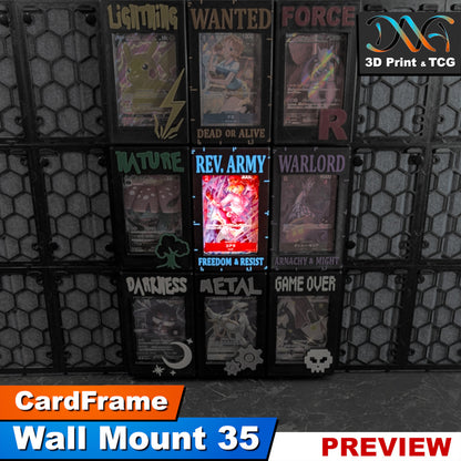 Wall Mount 35 – CardFrame Series – [wihtout Frame Design]