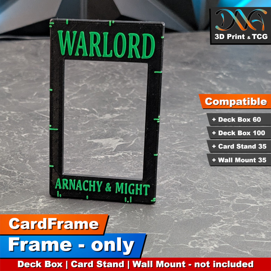 Warlord Frame – CardFrame Series – [wihtout Deck Box, Card Stand, Wall Mount]