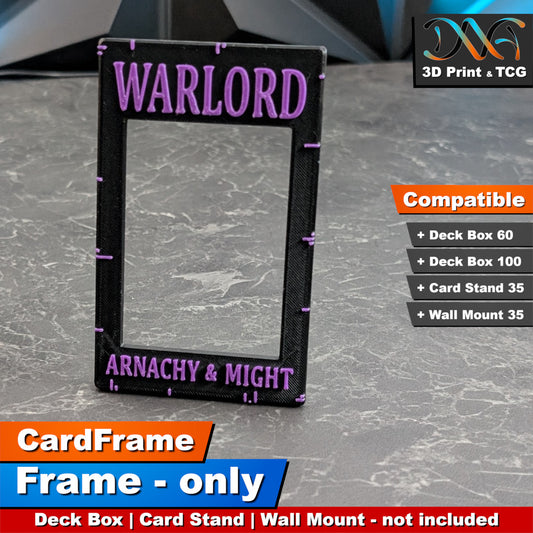 Warlord Frame – CardFrame Series – [wihtout Deck Box, Card Stand, Wall Mount]