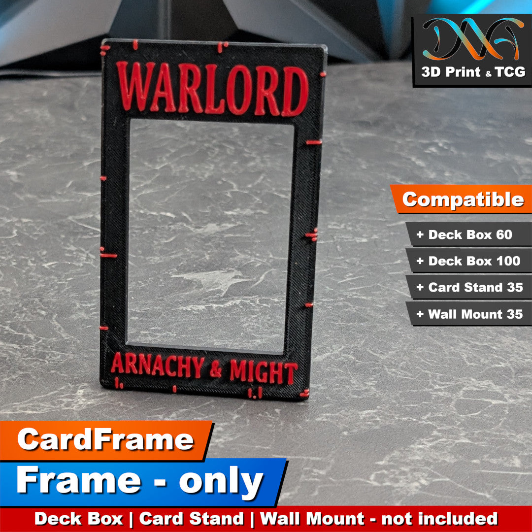 Warlord Frame – CardFrame Series – [wihtout Deck Box, Card Stand, Wall Mount]
