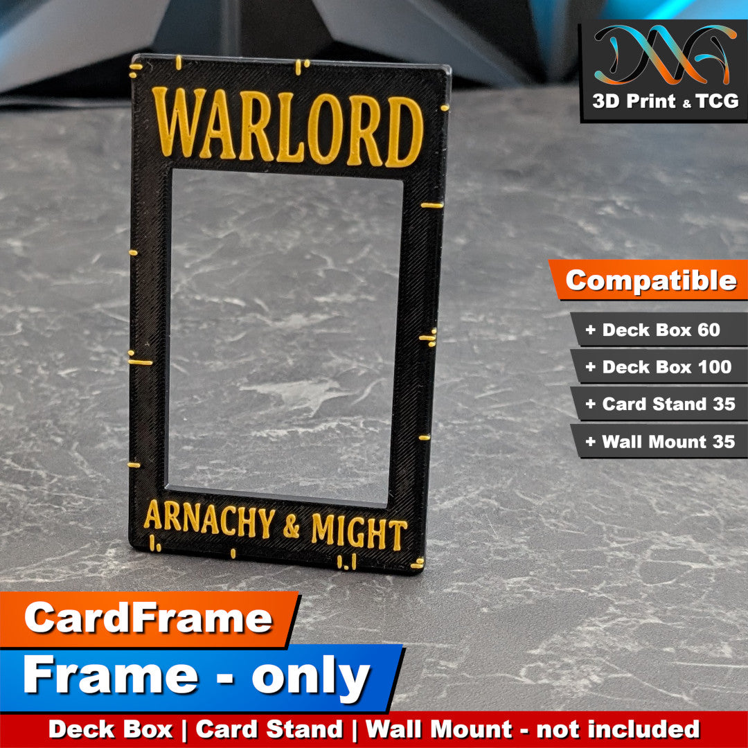 Warlord Frame – CardFrame Series – [wihtout Deck Box, Card Stand, Wall Mount]