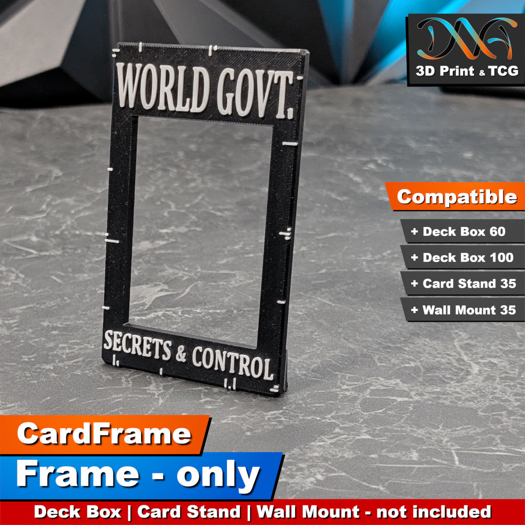 World Government Frame – CardFrame Series – [without Deck Box, Card Stand, Wall Mount]