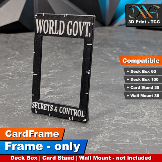 World Government Frame – CardFrame Series – [wihtout Deck Box, Card Stand, Wall Mount]