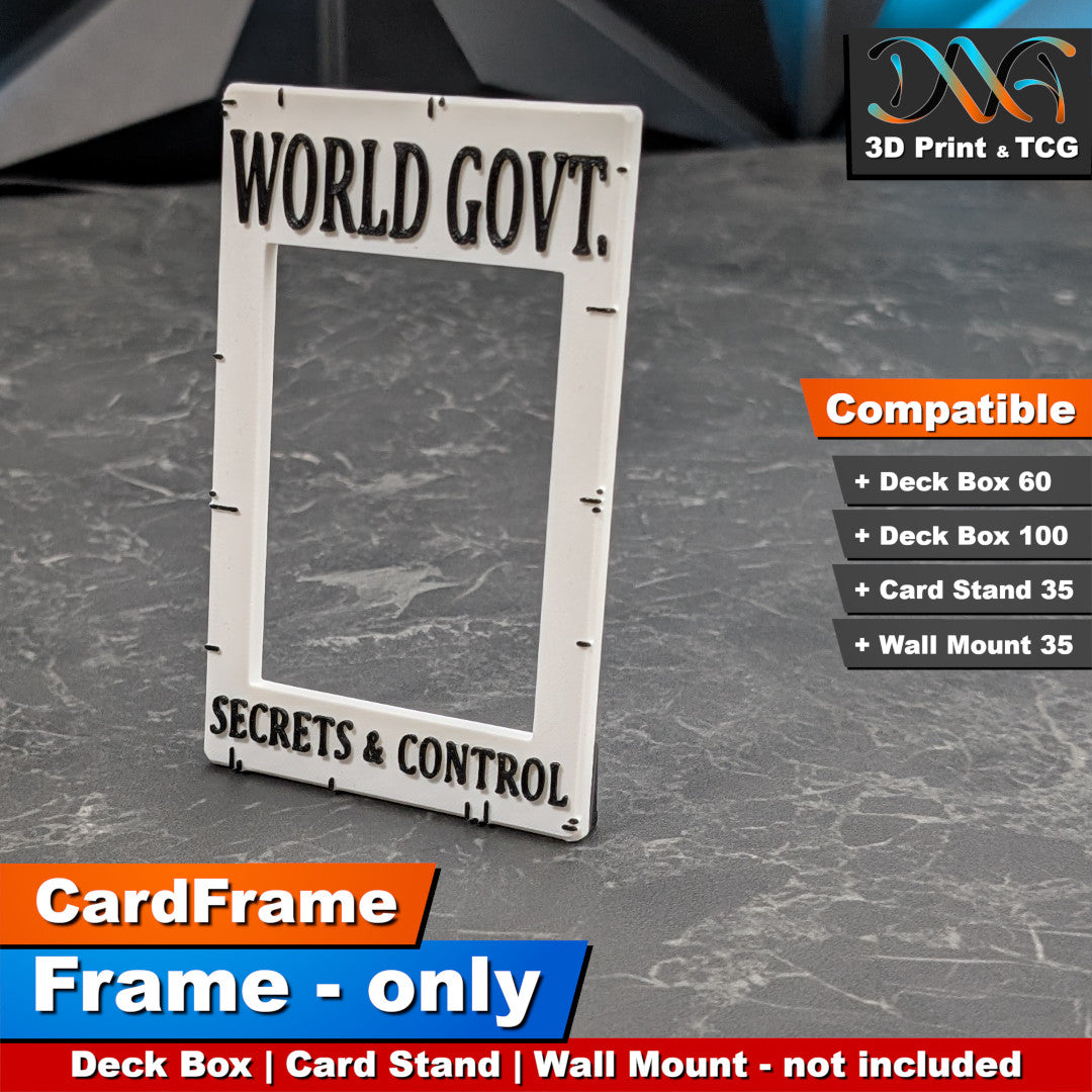 World Government Frame – CardFrame Series – [without Deck Box, Card Stand, Wall Mount]